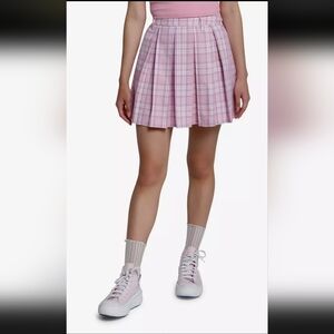 Hot Topic Sweet Society Pink Plaid Skirt